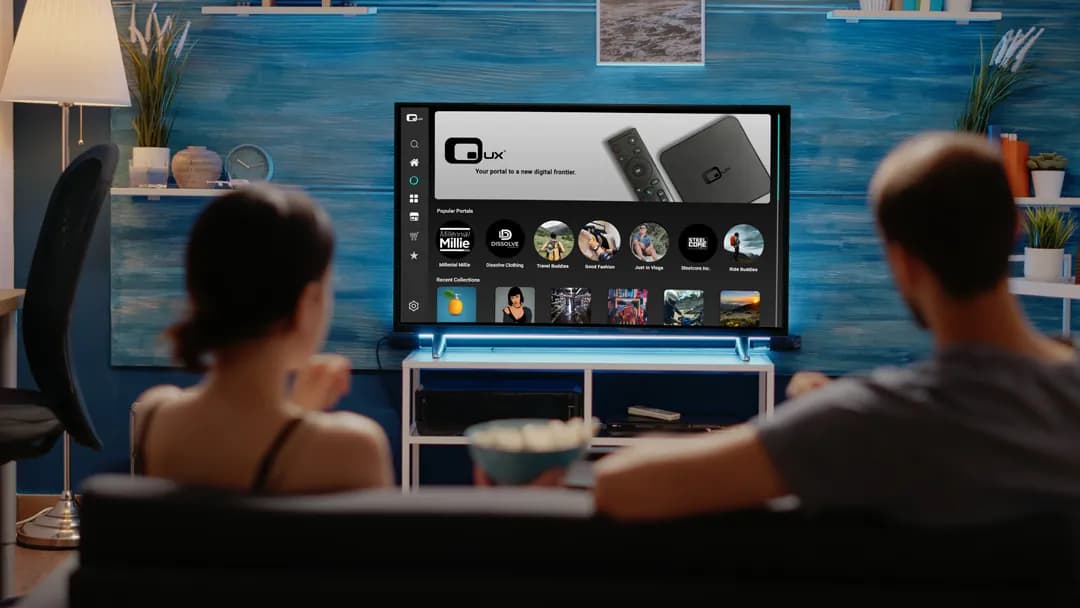 People enjoying content