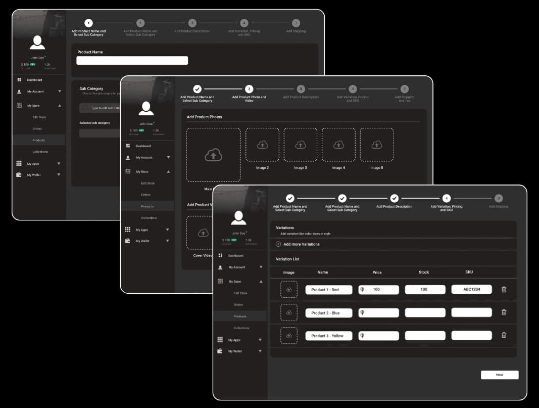 QUX Platform Dashboard